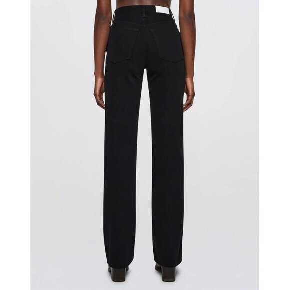 Re/Done 90s High Rise Loose Jeans in Black - Picture 3 of 7